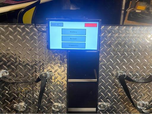 Rowing Machine Display Interface for NASA xHAB Rower System